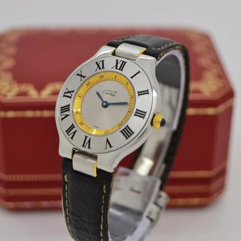 Cartier 21 Must de Cartier 1330 31mm Yellow gold and Stainless steel Silver