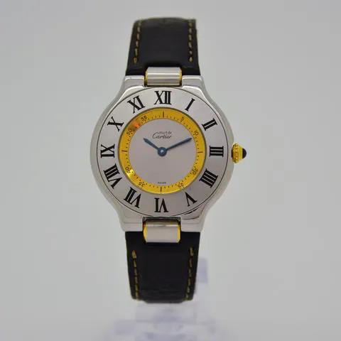 Cartier 21 Must de Cartier 1330 31mm Yellow gold and Stainless steel Silver 2