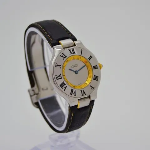 Cartier 21 Must de Cartier 1330 31mm Yellow gold and Stainless steel Silver 4