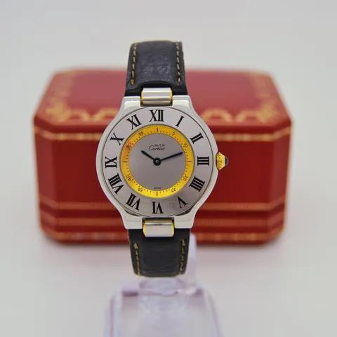 Cartier 21 Must de Cartier 1330 31mm Yellow gold and Stainless steel Silver 5