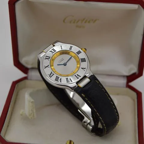 Cartier 21 Must de Cartier 1330 31mm Yellow gold and Stainless steel Silver 7