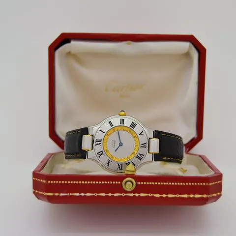 Cartier 21 Must de Cartier 1330 31mm Yellow gold and Stainless steel Silver 15