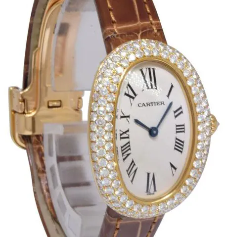 Cartier Baignoire 1954 22mm Yellow gold Champagne 4