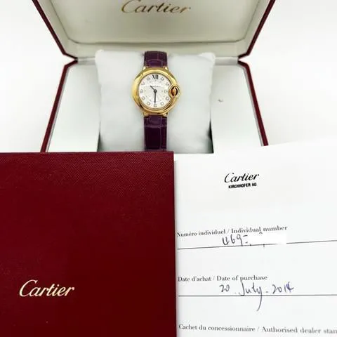 Cartier Ballon Bleu 3007 28mm Rose gold Rose 3