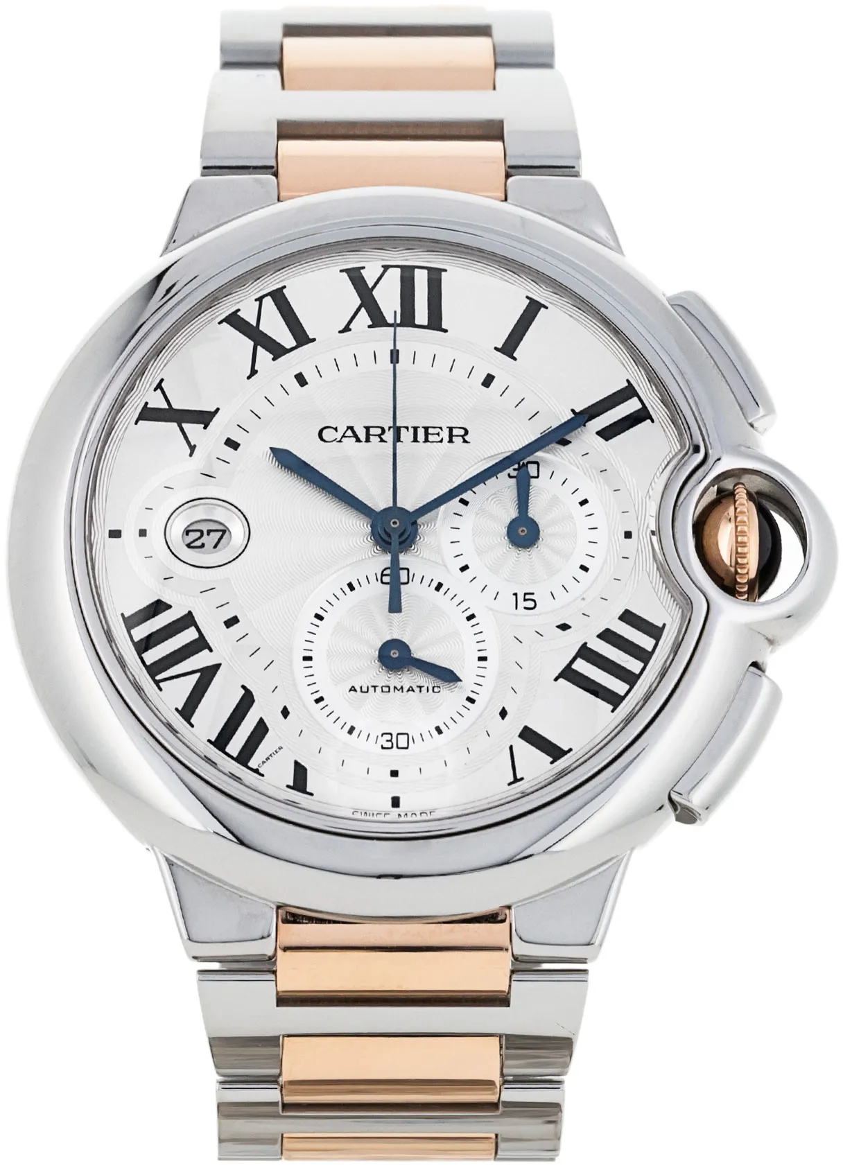 Cartier Ballon Bleu w6920063 44mm Stainless steel Silver