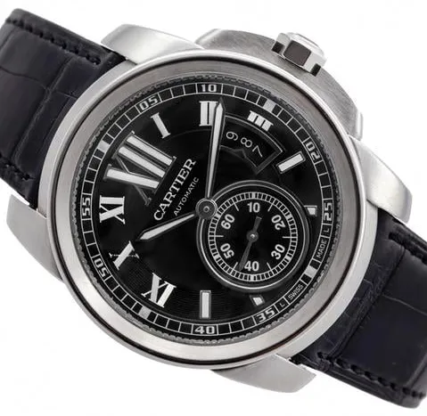 Cartier Calibre de Cartier 3389 42mm Stainless steel Black