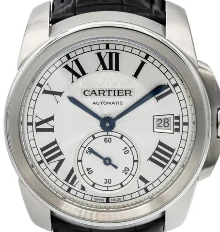 Cartier Calibre de Cartier W7100056 38mm Stainless steel Black