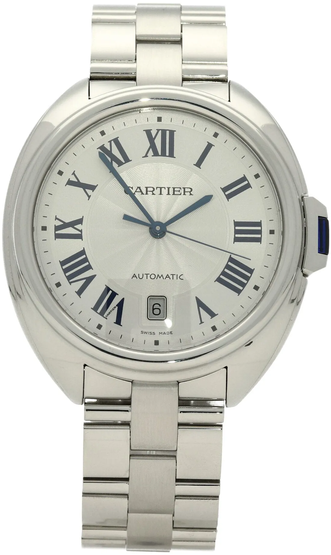 Cartier Clé de Cartier WSCL0007 40mm Steel Silver Roman Numeral