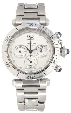 Cartier Pasha Seatimer w31030H3 38mm Stainless steel Gray