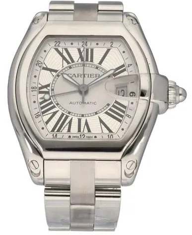 Cartier Roadster W62032X6 43mm Stainless steel Gray