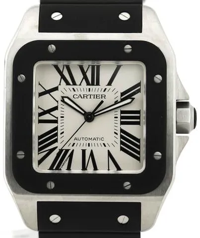 Cartier Santos 100 W20121U2 38mm Stainless steel Silver