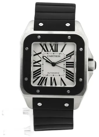 Cartier Santos 100 W20121U2 38mm Stainless steel Silver 1