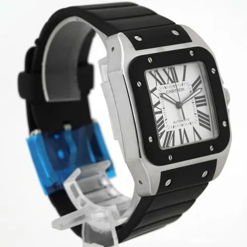 Cartier Santos 100 W20121U2 38mm Stainless steel Silver 3