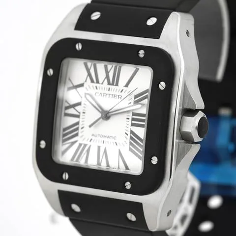 Cartier Santos 100 W20121U2 38mm Stainless steel Silver 4