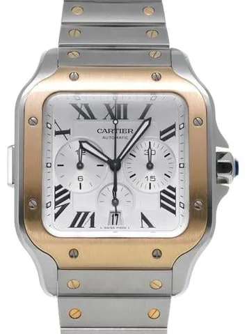 Cartier Santos W2SA0008 45mm Stainless steel Silver