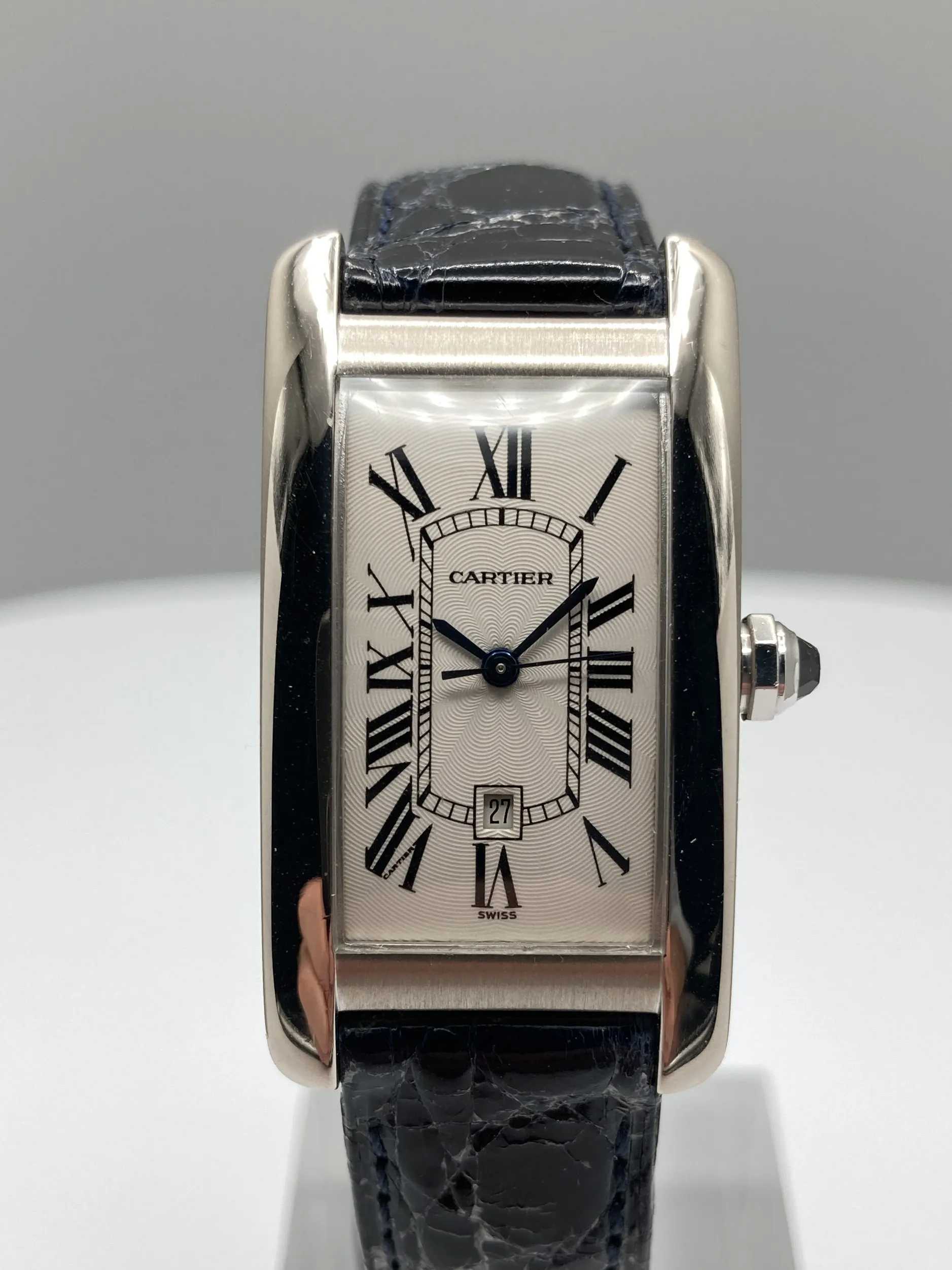 Cartier Tank 1726 22mm White gold White