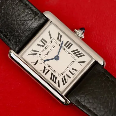 Cartier Tank 4323 34mm Stainless steel White