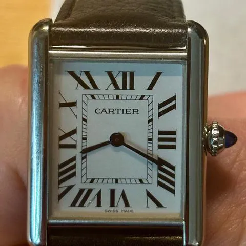 Cartier Tank 4323 34mm Stainless steel White 8