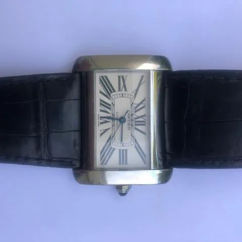 Cartier Tank Divan 2612 38mm Stainless steel White