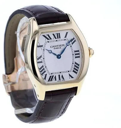 Cartier Tortue 2496C 34mm Yellow gold Silver 3