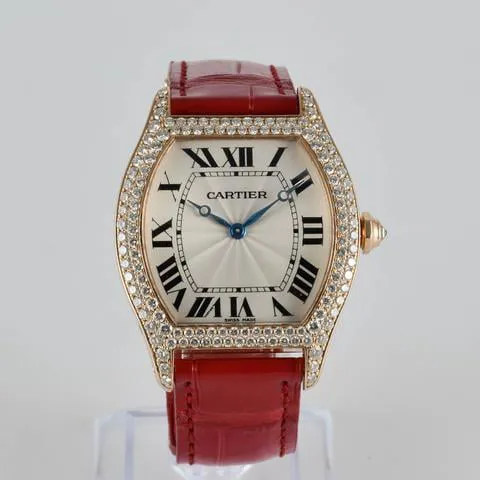 Cartier Tortue 2498E 0mm Rose gold Silver