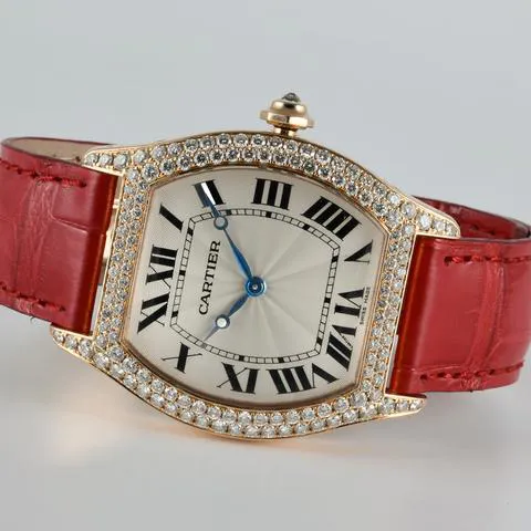 Cartier Tortue 2498E Rose gold Silver 4