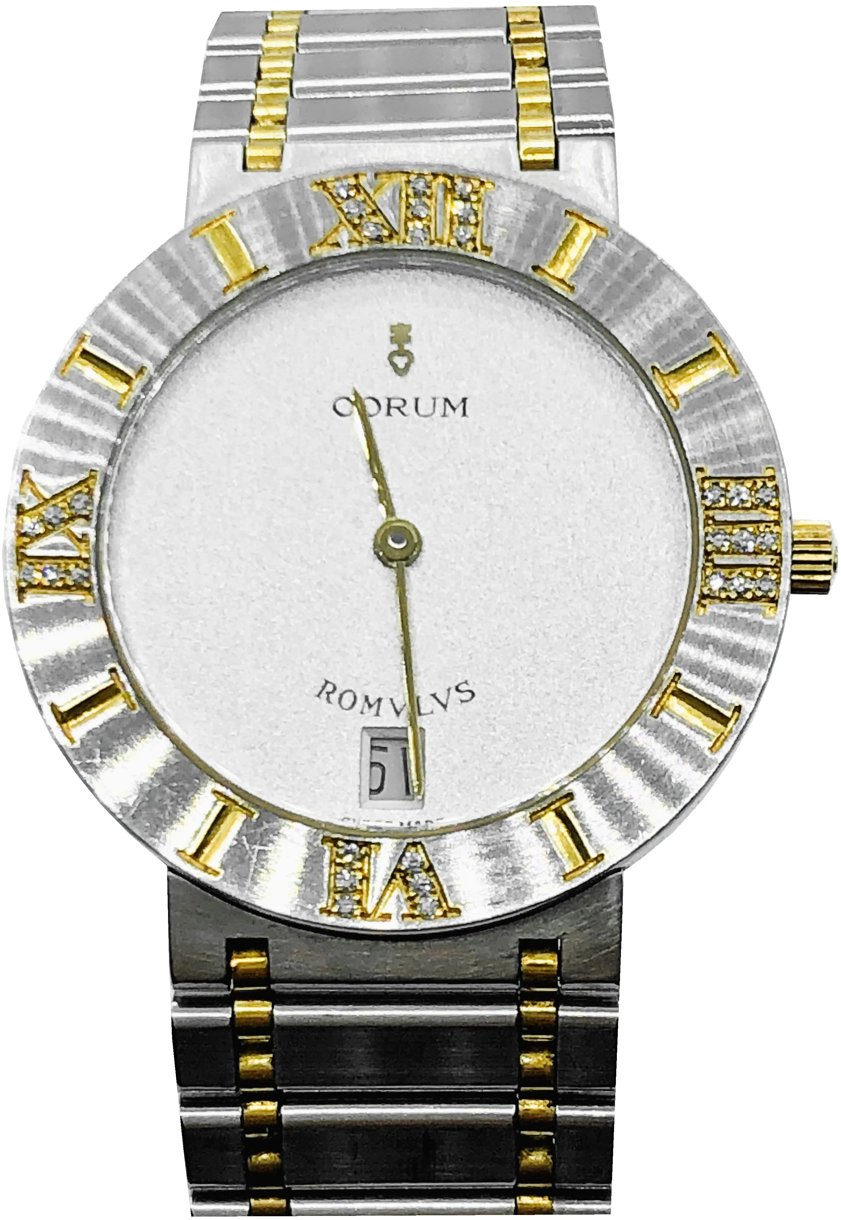 Corum Romvlvs 43.903.21V48 Yellow gold and Stainless steel Silver Poland |  Dealer | EveryWatch