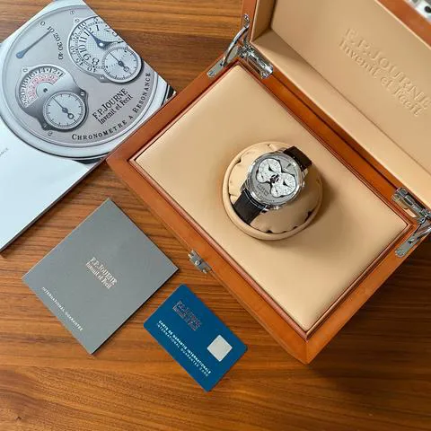 F.P. Journe Chronomètre à Résonance A 40mm Platinum Gray 13