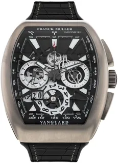 Franck Muller Vanguard V 45 CC GD SQT TT BR NR Titanium Black