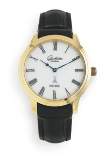 Glashütte Senator Meissen 100-10-01-01-04 Rose gold Porcelain