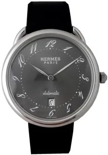 Hermès Arceau AR4.810 Stainless steel Black