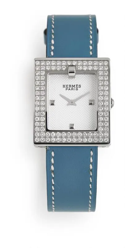 Hermès Belt 26mm Stainless steel and Diamond