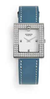 Hermès Belt Stainless steel and Diamond