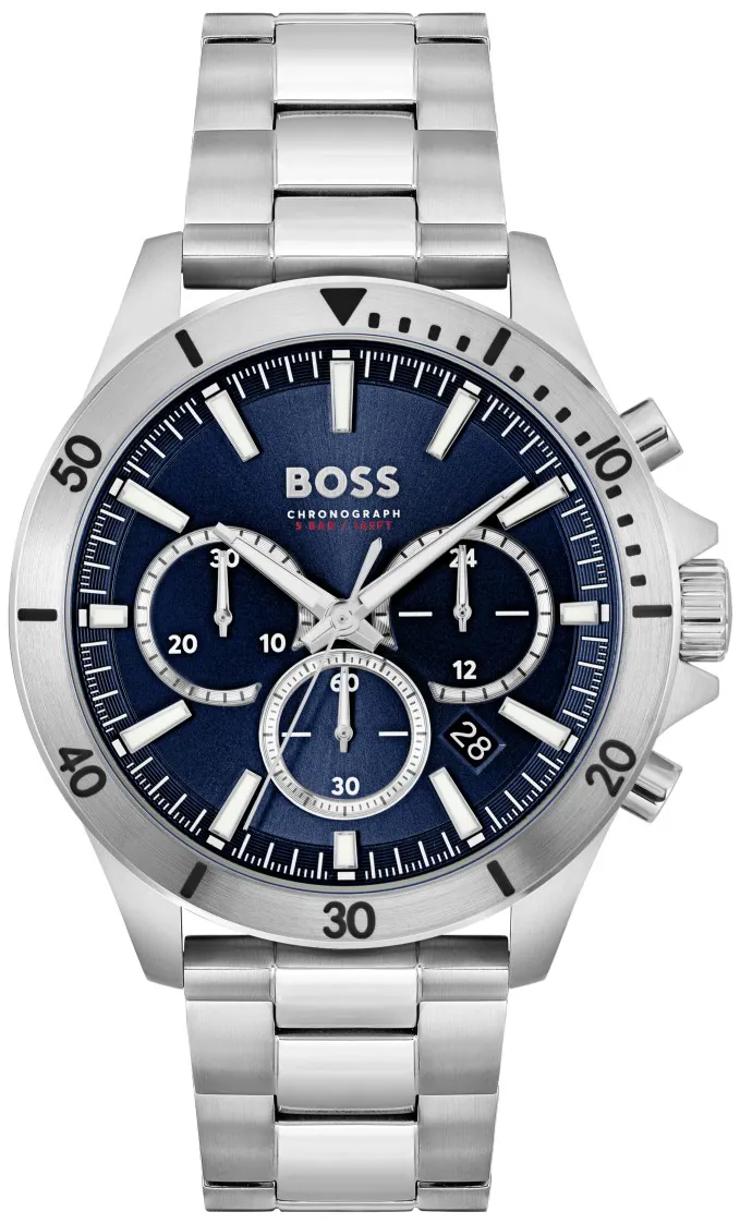 Hugo Boss Troper 1514069 44mm Stainless steel Blue