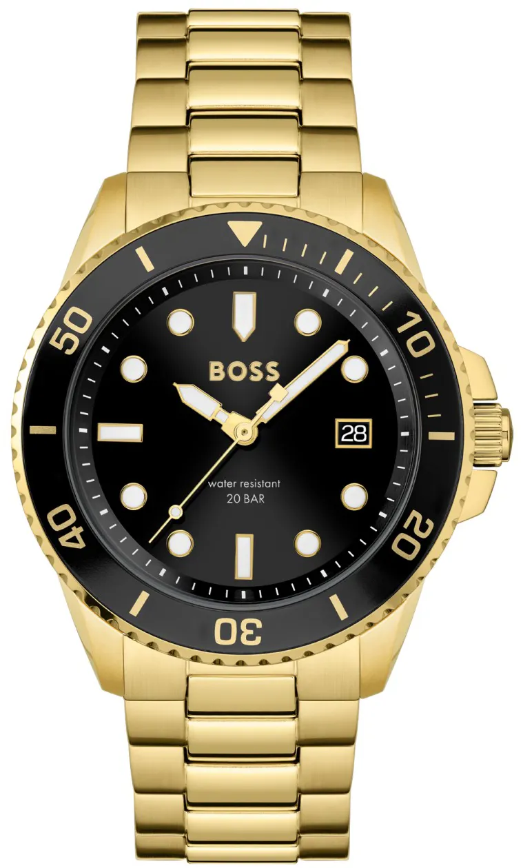 Hugo Boss Ace 1513917 43mm Stainless steel Black