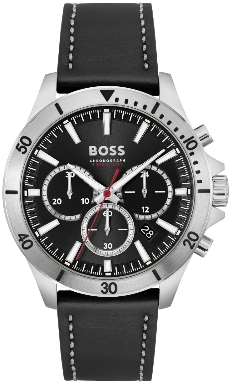 Hugo Boss Troper 1514055 44mm Stainless steel Black