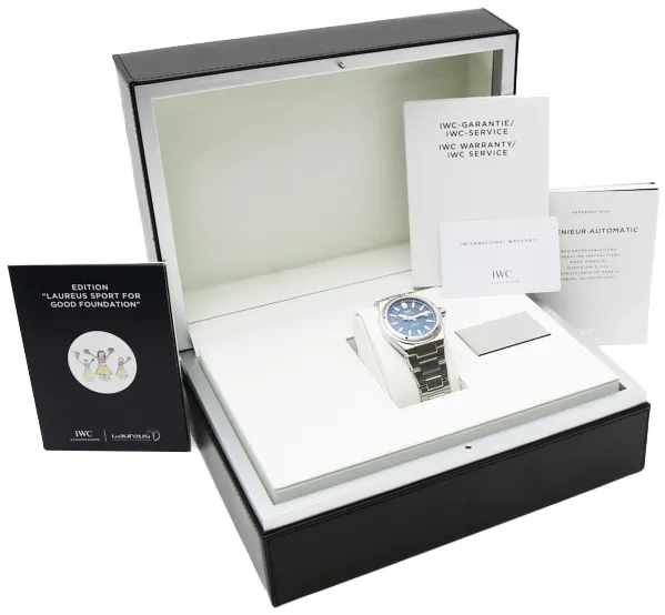 IWC Ingenieur Automatic IW323909 40mm Stainless steel Blue 1