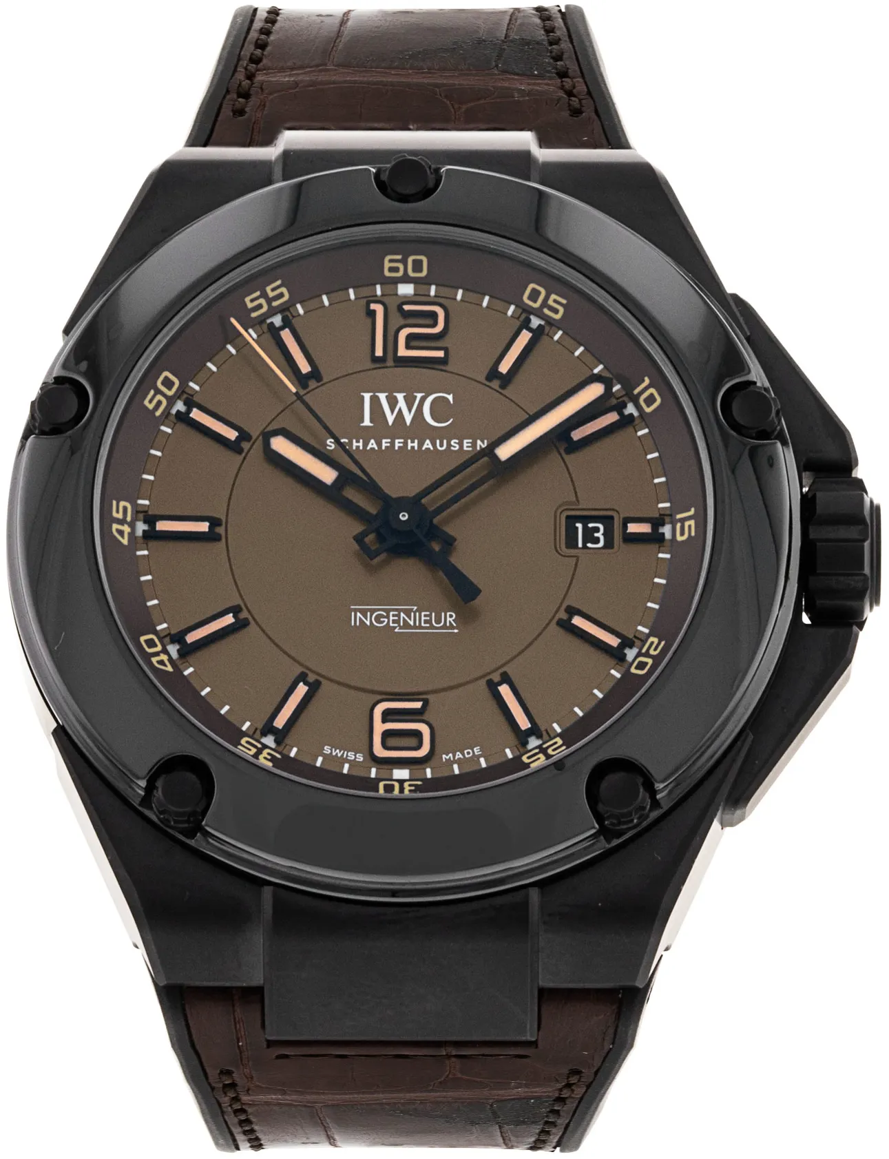 IWC Ingenieur IW322504 46mm Ceramic Brown