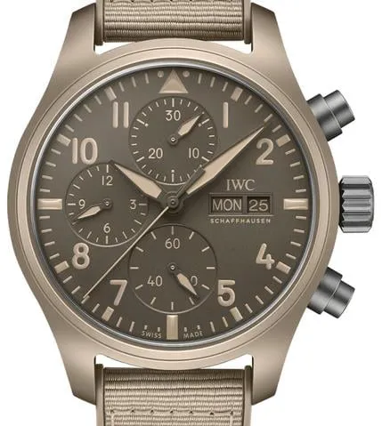 IWC Pilot Chronograph Top Gun IW389402 42mm Ceramic Brown