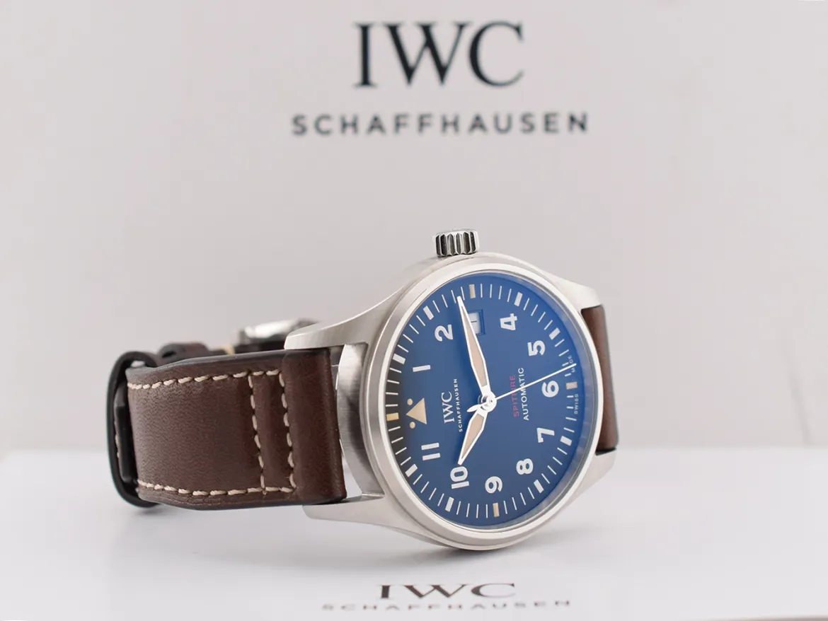 IWC Spitfire IW326803 39mm Stainless steel Black 2