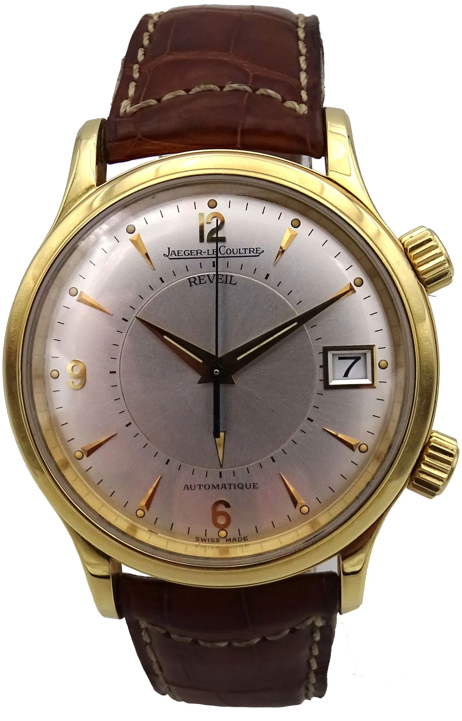Jaeger-LeCoultre Memovox 141.1.97 38mm Yellow gold White