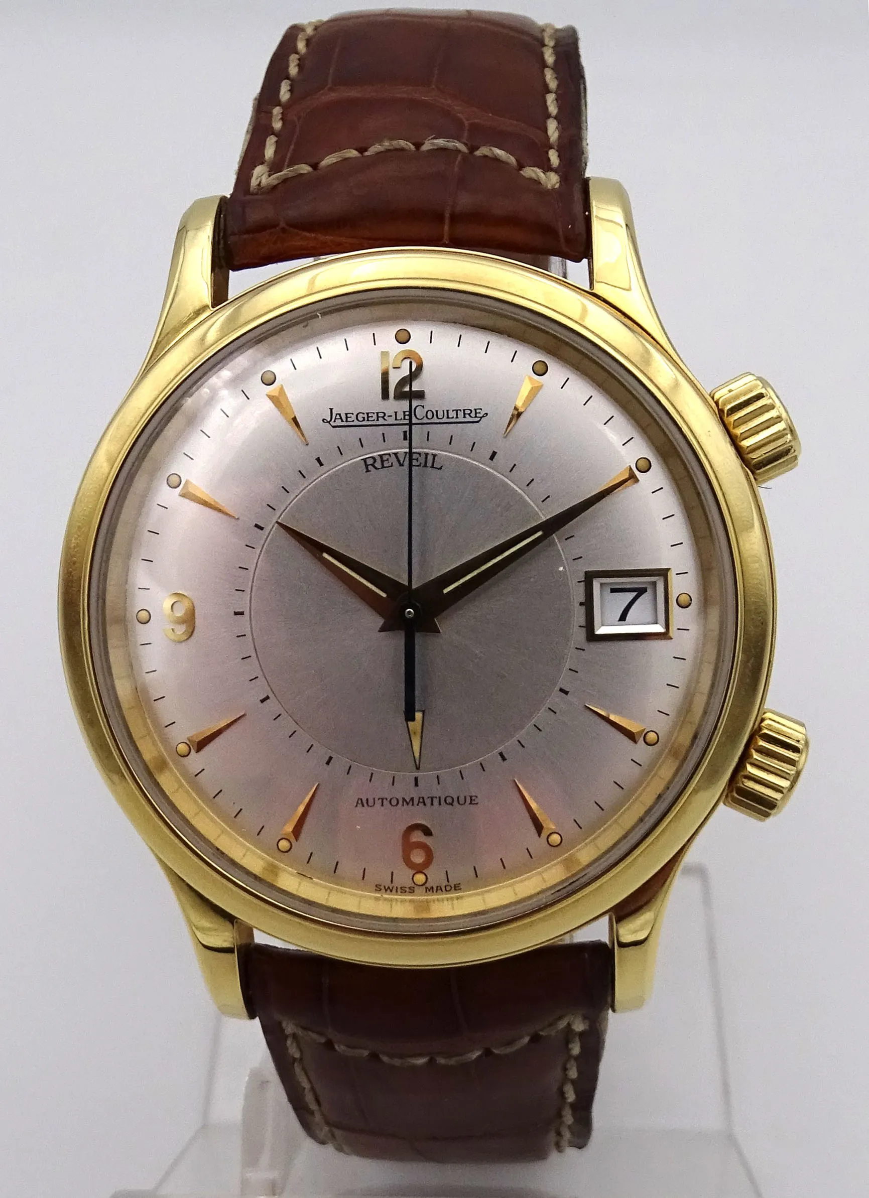 Jaeger-LeCoultre Memovox 141.1.97 38mm Yellow gold White 6