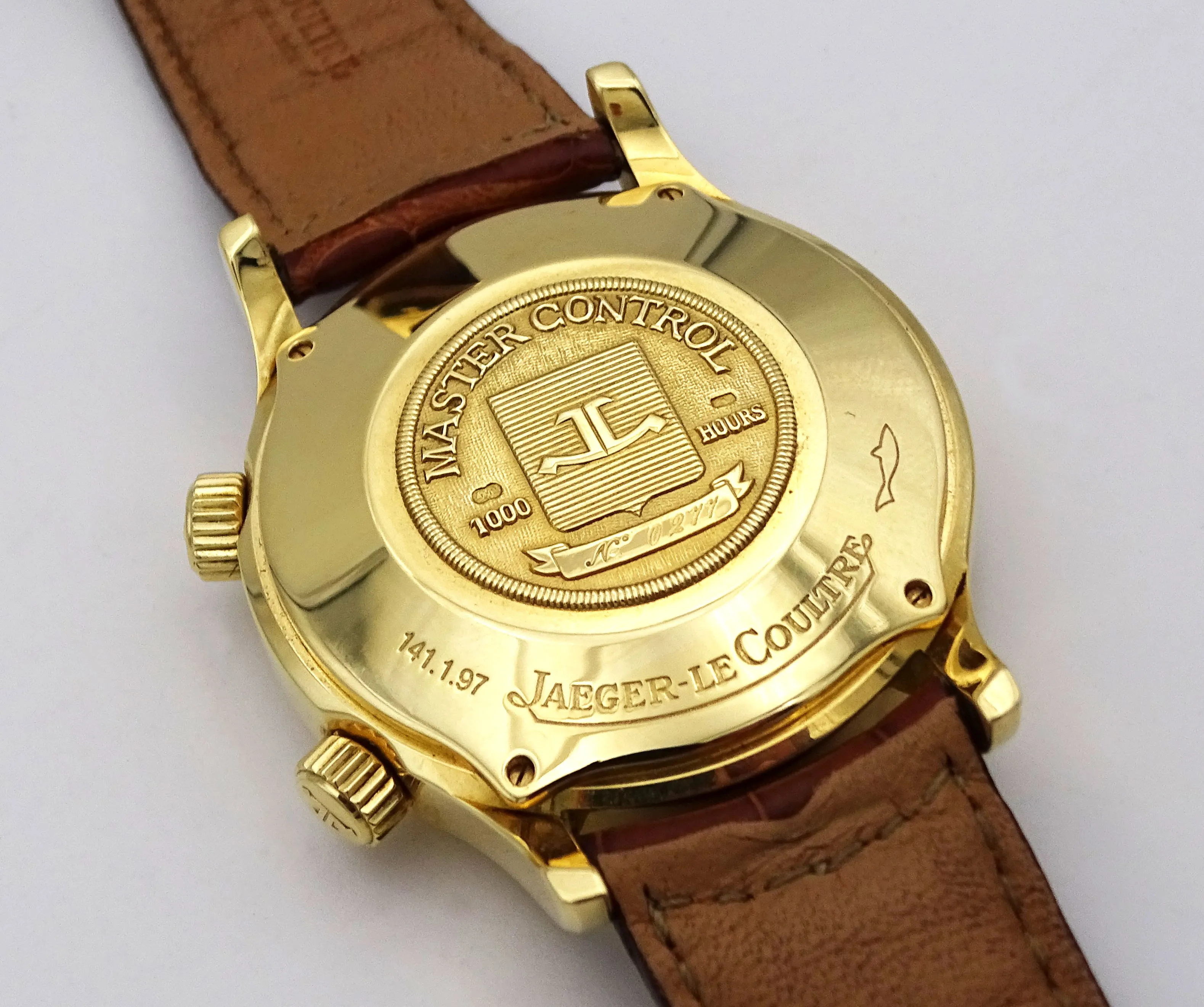 Jaeger-LeCoultre Memovox 141.1.97 38mm Yellow gold White 1