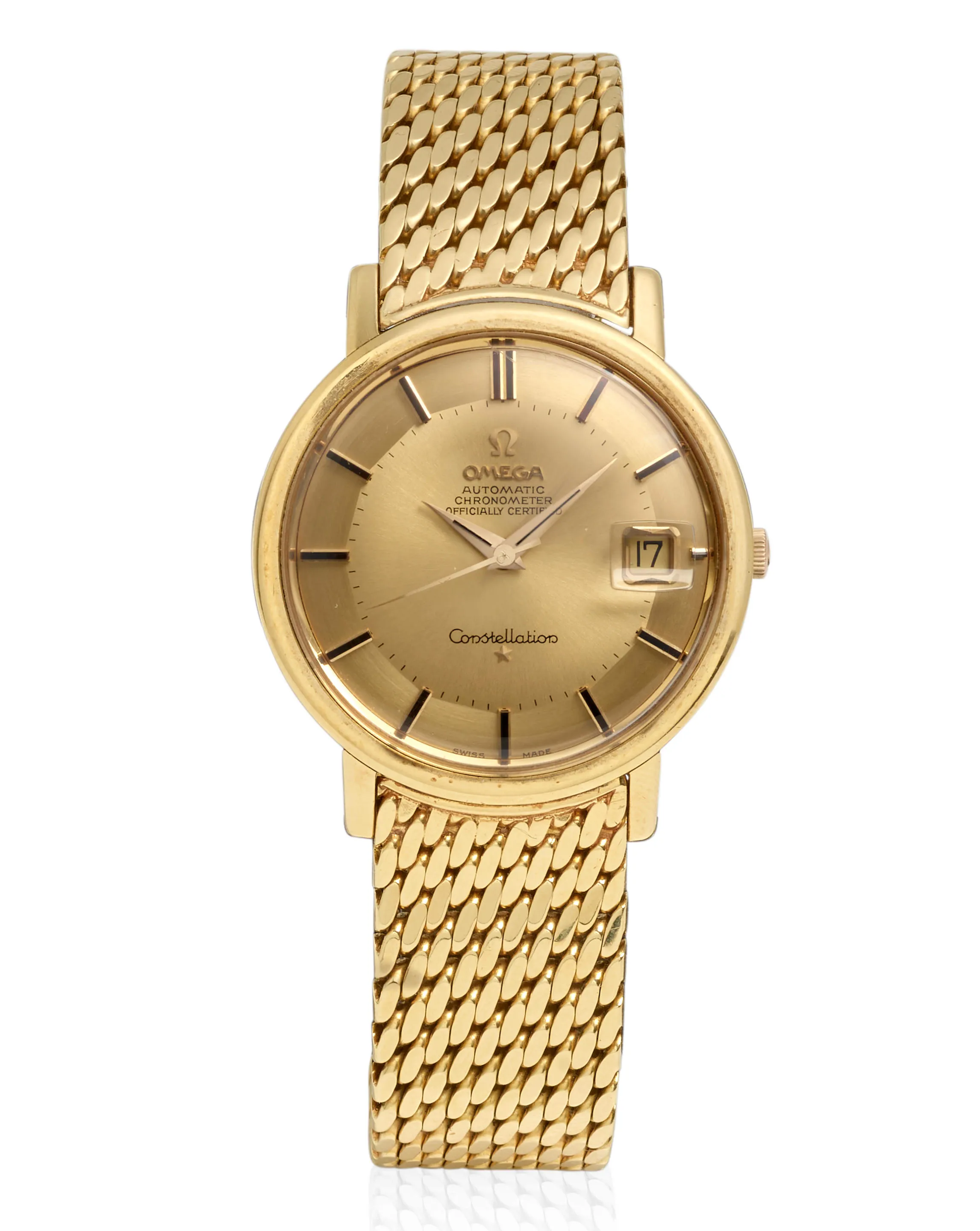 Omega Constellation 168004/14 SC nullmm Yellow gold Champagne