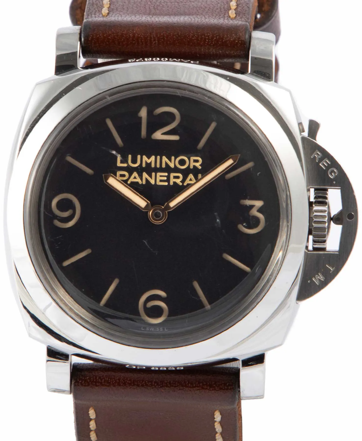 Panerai Luminor 1950 PAM 00372 47mm Stainless steel Black