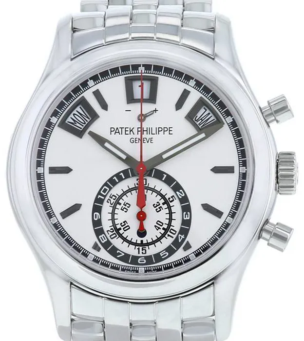 Patek Philippe Annual Calendar Chronograph 5960/1 40.5mm Stainless steel Silver