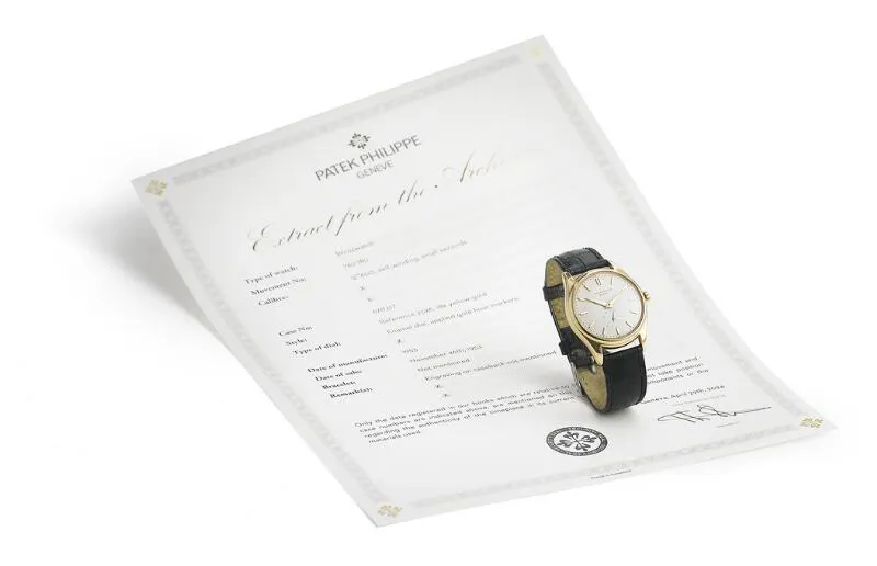 Patek Philippe Calatrava 2526 36mm Yellow gold 1