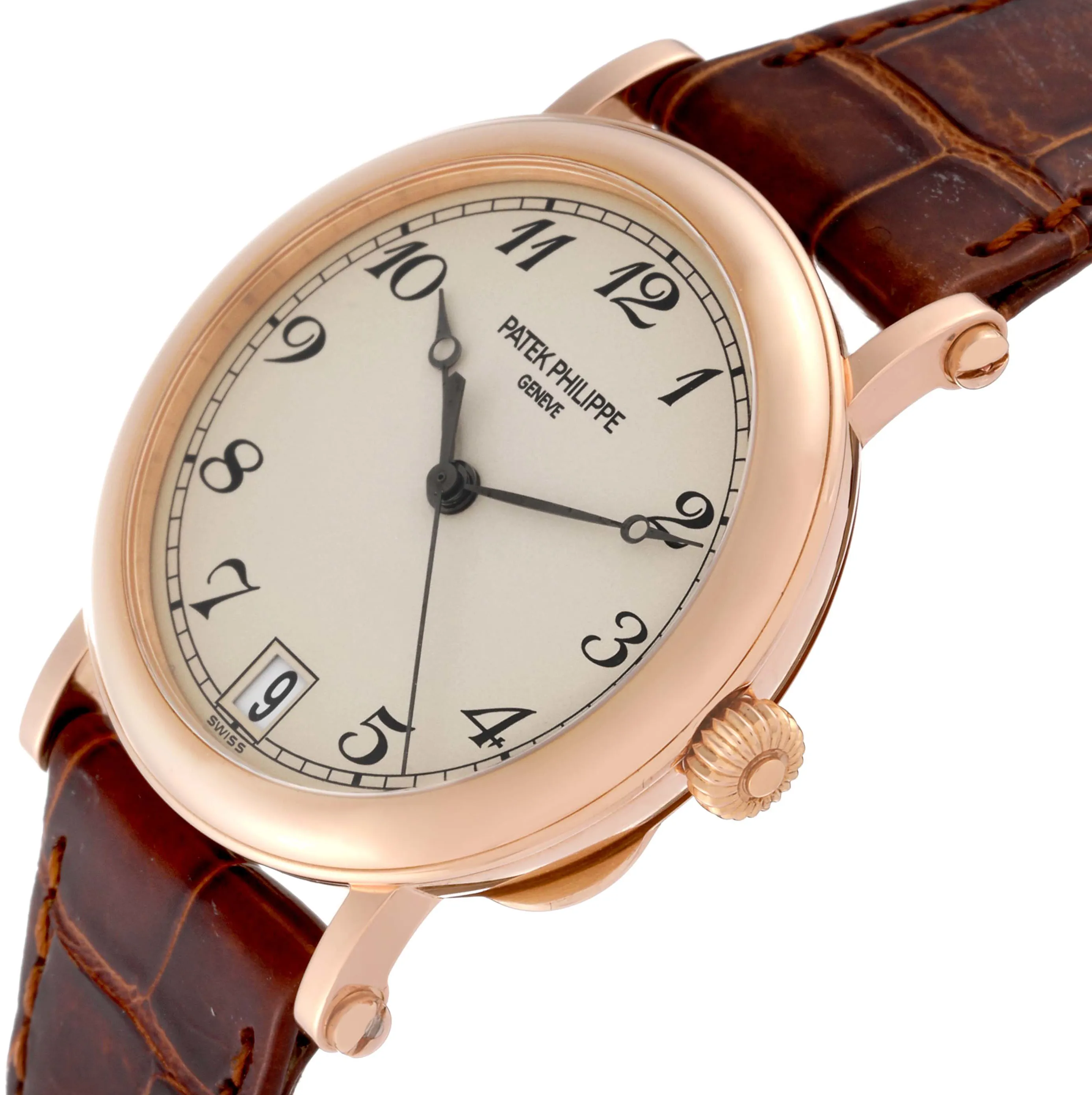 Patek Philippe Perpetual Calendar 5053R-001 36mm Rose gold Ivory 4