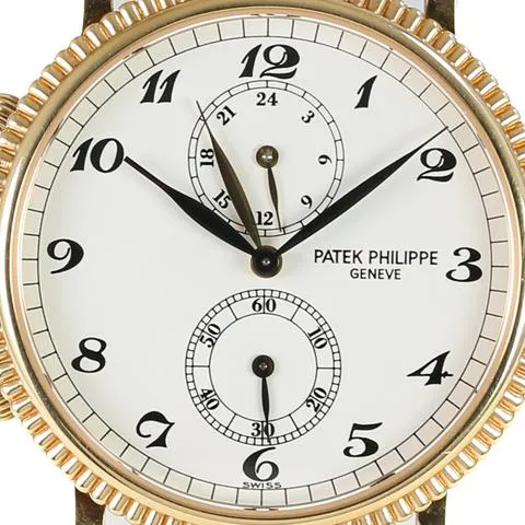 Patek Philippe Calatrava Travel Time 5034J-001 34mm Yellow gold White 1