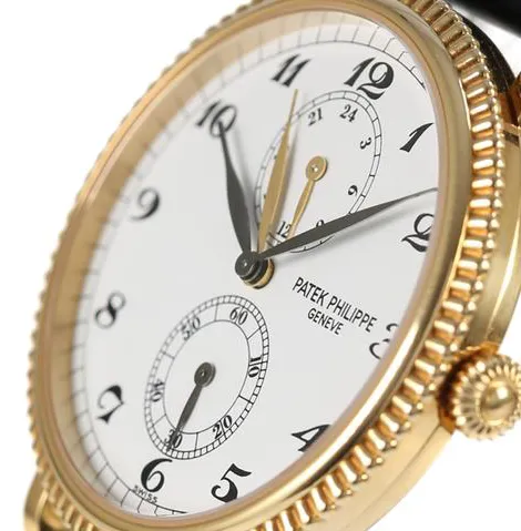 Patek Philippe Calatrava Travel Time 5034J-001 34mm Yellow gold White 4